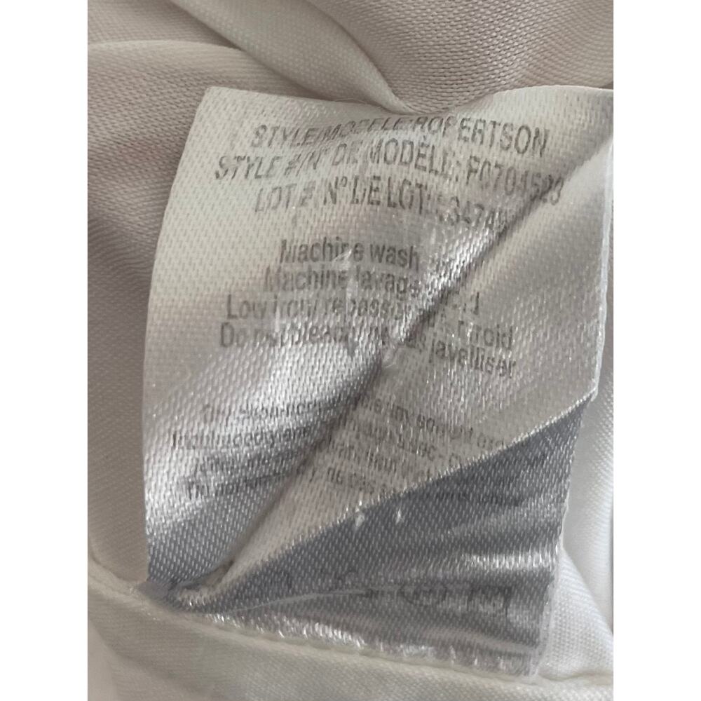 Theory White Robertson Button Up, Size S - image 7